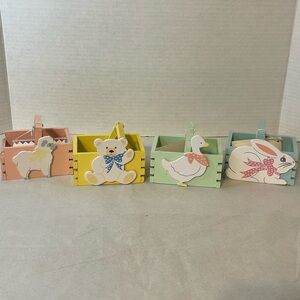 4 Pastel Mini Easter Treat Baskets